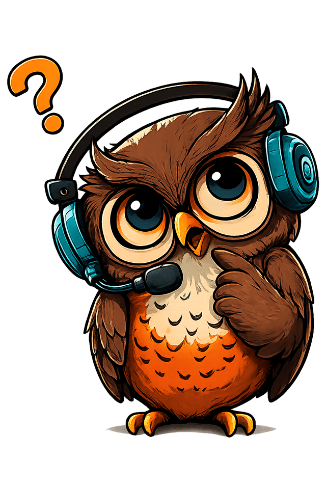 Curious owl